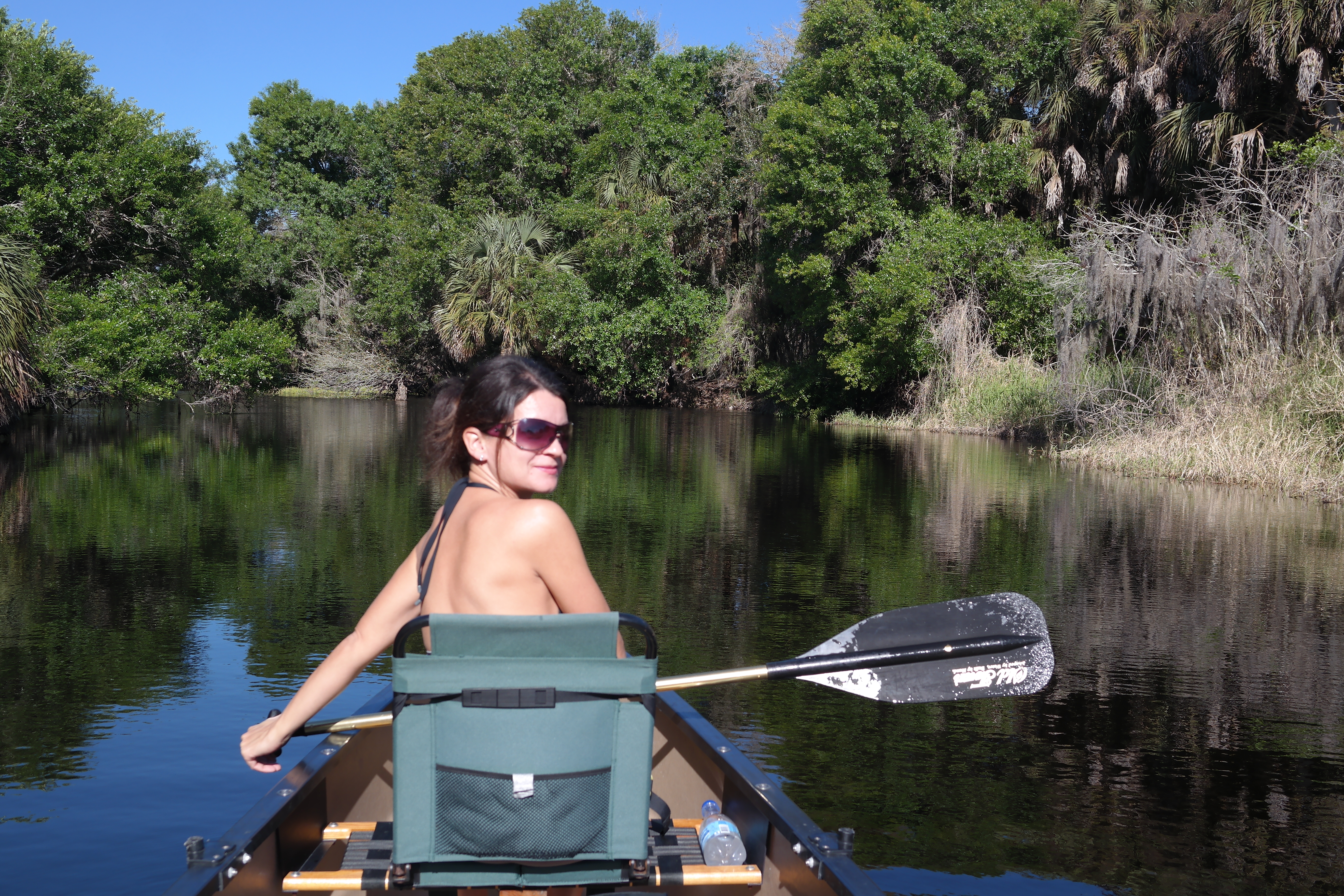 Canoeing Myakka River