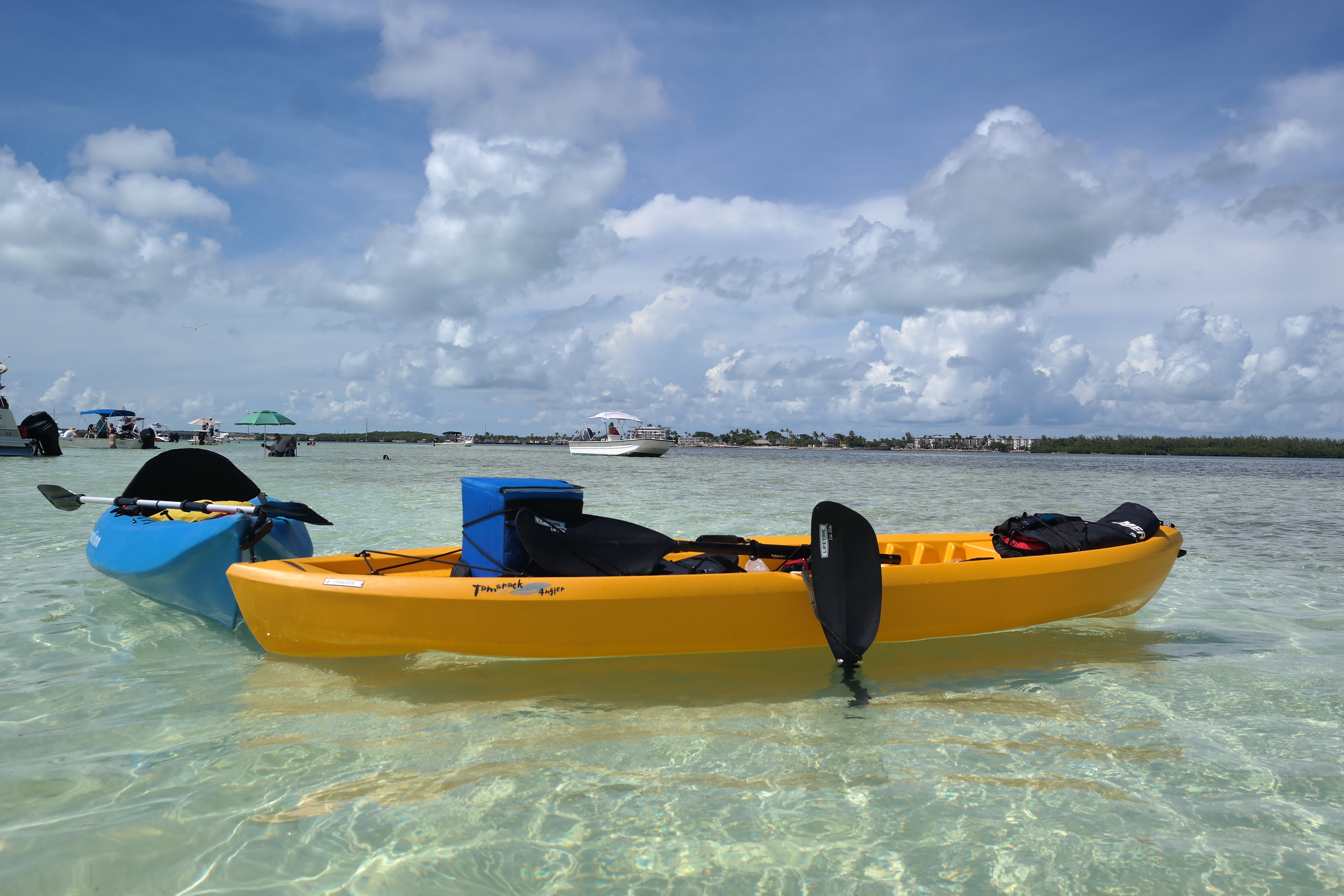 Kayaks On Islamorada Sandbar