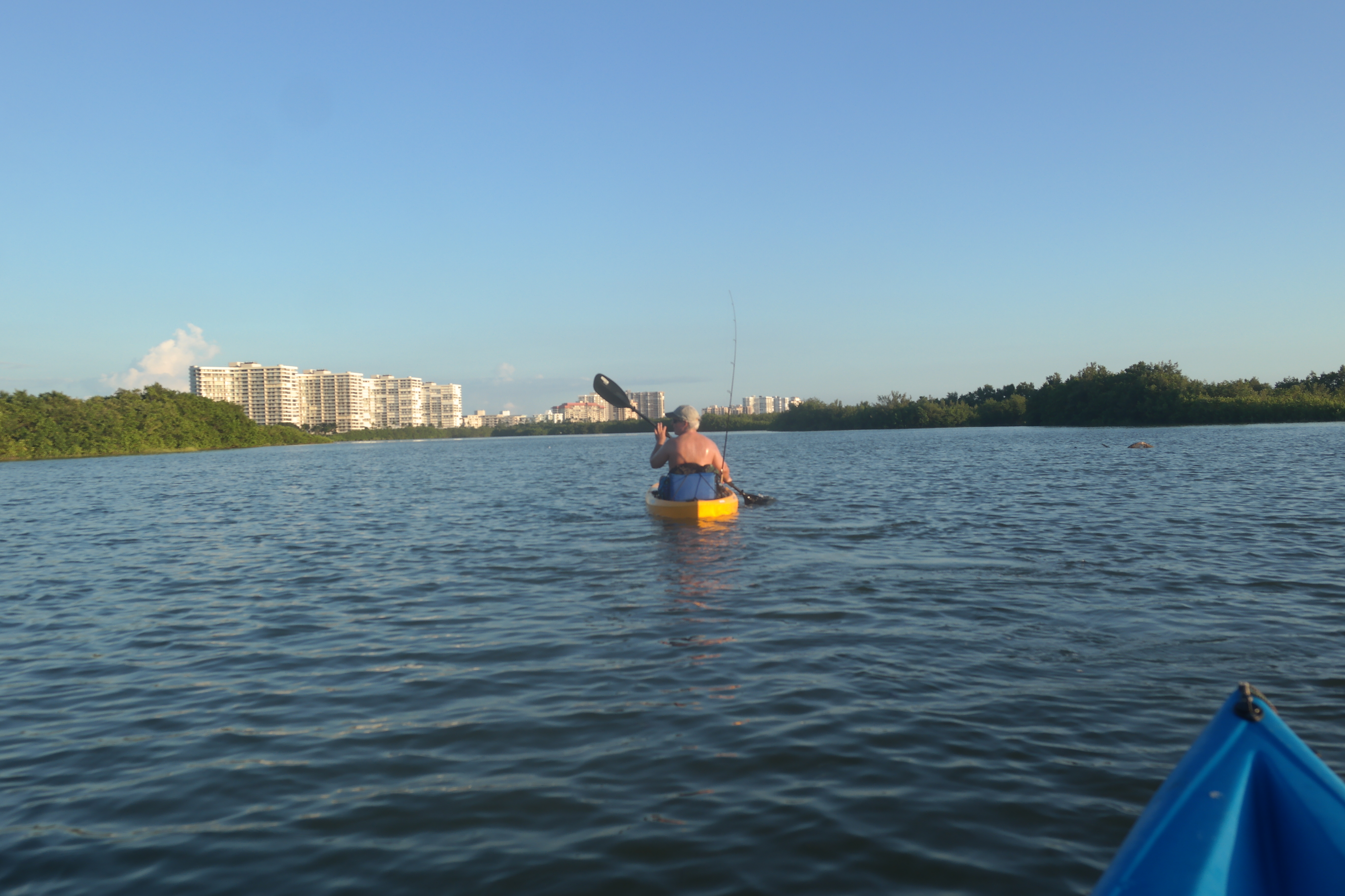 Tigertail Lagoon at high tide